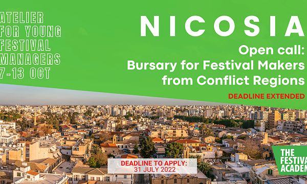 Atelier Nicosia: Bursary for Festival Makers from Conflict Regions (the call for applications is closed)