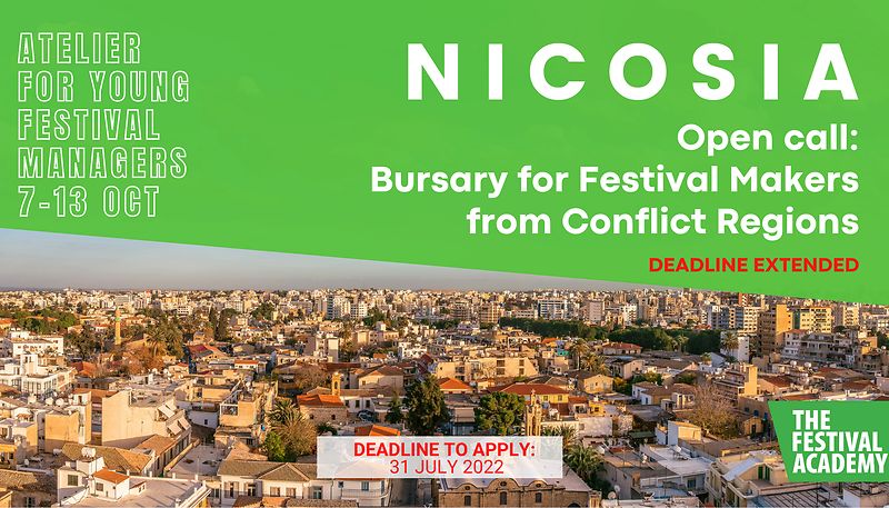 Atelier Nicosia: Bursary for Festival Makers from Conflict Regions (the call for applications is closed)