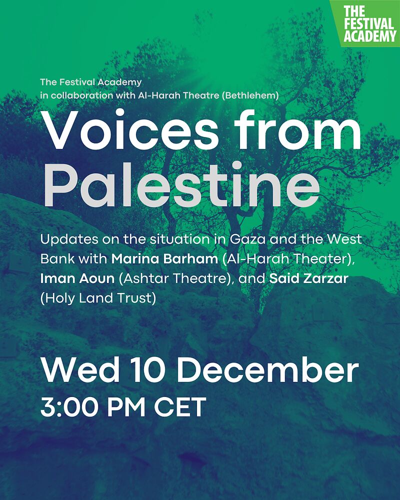 Voices From Palestine: 10 December - Registrations open now!