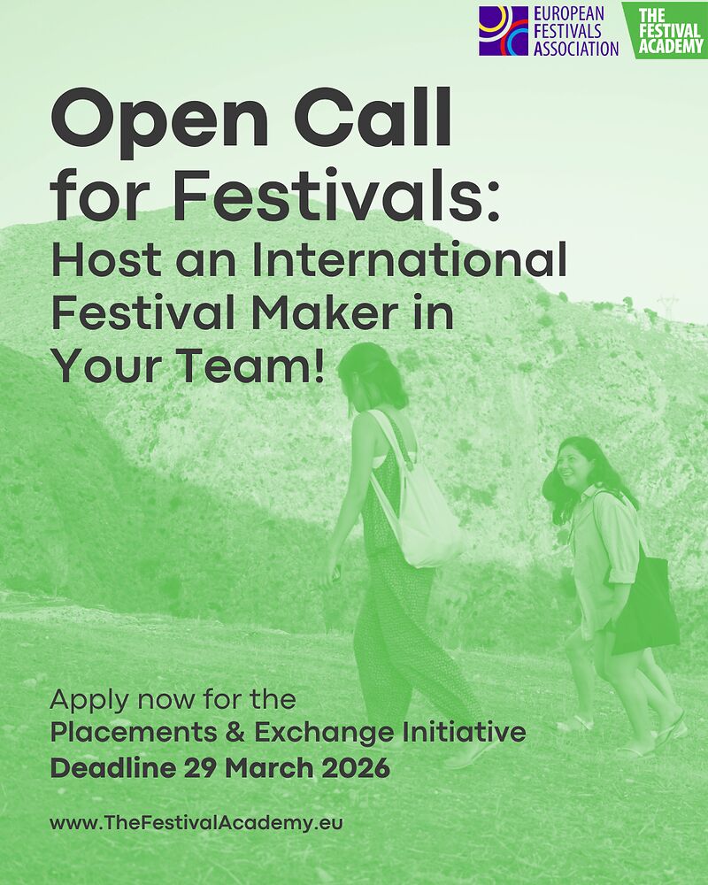 Call for Host Festivals: Registrations are open for the Placements & Exchange Initiative 2026